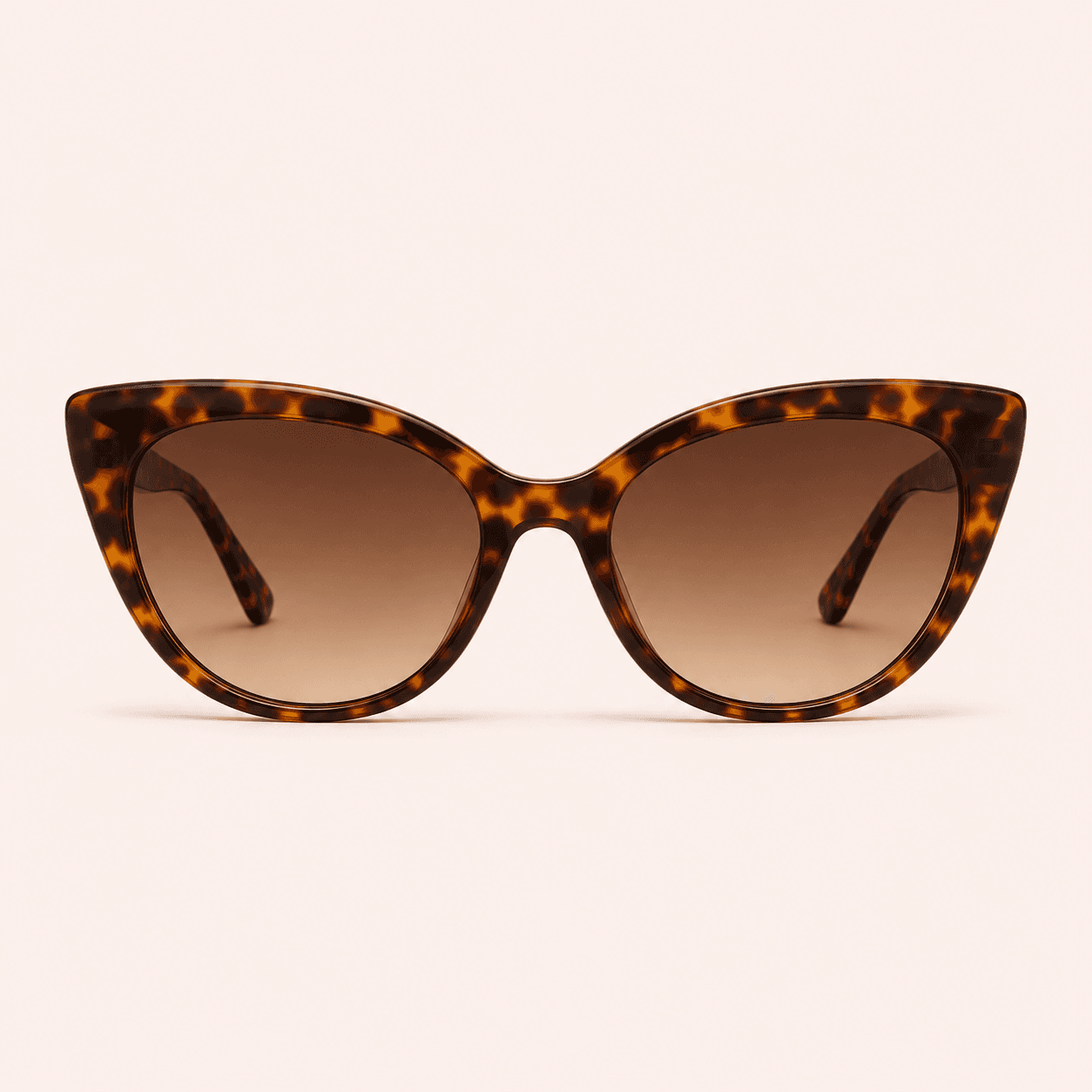 Ladies Cat Eye Sunglasses - Tortoise & Floral Black - Image 1 of 2