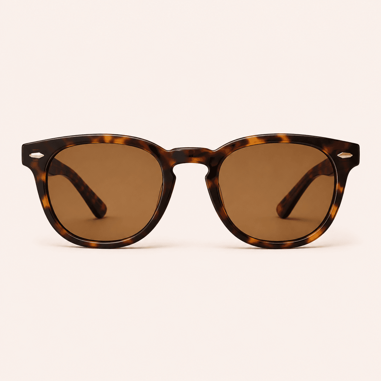 Classic Wayfarer Sunglasses - Tortoise Brown & Black - Image 1 of 2